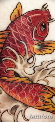 fotó egy ponty tetoválásról, kelte: 2017.10.28. №040 - ponty tetoválás -