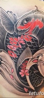 fotó egy ponty tetoválásról, kelte: 2017.10.28. №043 - ponty tetoválás -