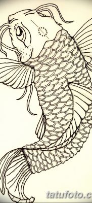 fotó egy ponty tetoválásról, kelte: 2017.10.28. №051 - ponty tetoválás -