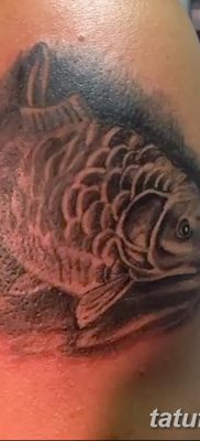 fotó egy ponty tetoválásról, kelte: 2017.10.28. №057 - ponty tetoválás -