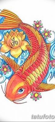 fotó egy ponty tetoválásról, kelte: 2017.10.28. №063 - ponty tetoválás -