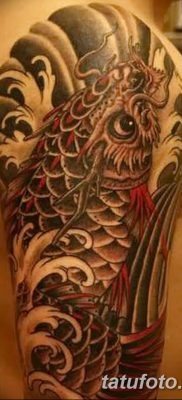 fotó egy ponty tetoválásról, kelte: 2017.10.28. №068 - ponty tetoválás -