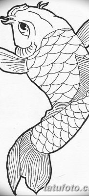 fotó egy ponty tetoválásról, kelte: 2017.10.28. №071 - ponty tetoválás -