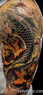 fotó egy ponty tetoválásról, kelte: 2017.10.28. №078 - ponty tetoválás -