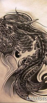 fotó egy ponty tetoválásról, kelte: 2017.10.28. №079 - ponty tetoválás -