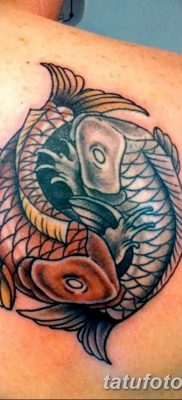 fotó egy ponty tetoválásról, kelte: 2017.10.28. №080 - ponty tetoválás -
