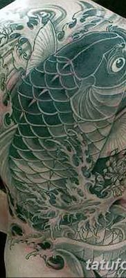 fotó egy ponty tetoválásról, kelte: 2017.10.28. №082 - ponty tetoválás -