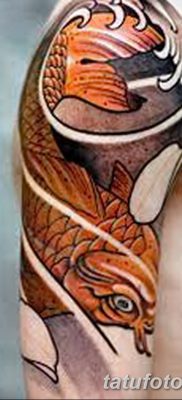 fotó egy ponty tetoválásról, kelte: 2017.10.28. №089 - ponty tetoválás -