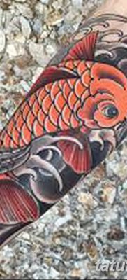 fotó egy ponty tetoválásról, kelte: 2017.10.28. №03 - ponty tetoválás -