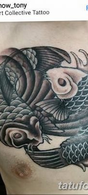 fotó egy ponty tetoválásról, kelte: 2017.10.28., 003 - ponty tetoválás -