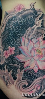 fotó egy ponty tetoválásról, kelte: 2017.10.28. №010 - ponty tetoválás -