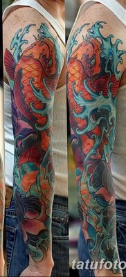 fotó egy ponty tetoválásról, kelte: 2017.10.28. №011 - ponty tetoválás -