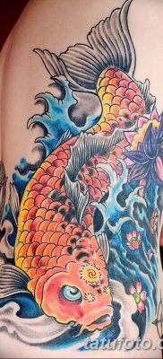 fotó egy ponty tetoválásról, kelte: 2017.10.28. №015 - ponty tetoválás -