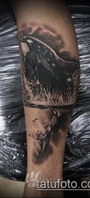 Fotó egy gyilkos bálna tetoválásról - 19052017 - példa - 016 Tetováló gyilkos bálna