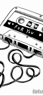 fotó a tetováló kazettáról, kelt 2017. augusztus 28 -án, 134. sz. - Tetoválókazetta -