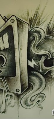 fotó a tetováló kazettáról, 2017. 08. 28 -án, 090. sz. - Tetoválókazetta -