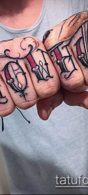 fénykép egy sárgaréz csukló tetoválásról (érték) - példa egy érdekes tetoválási rajzra - 062