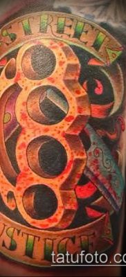 fotó sárgaréz csülök tetoválásról (érték) - példa egy érdekes tetoválási rajzra - 041