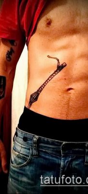 fotó Katana tetoválásról (Katana tetoválás) (érték) - példa rajz - 075