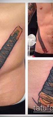 fotó a tetoválásról Katana (tetoválás Katana) (érték) - példa rajz - 070