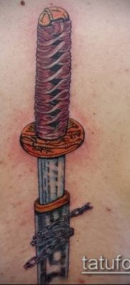 fotó a tetoválásról Katana (tetoválás Katana) (érték) - példa rajz - 061