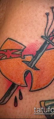 fotó Katana tetoválásról (Katana tetoválás) (érték) - példa rajz - 055