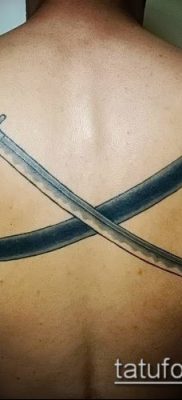 fotó Katana tetoválásról (Katana tetoválás) (érték) - példa rajz - 053