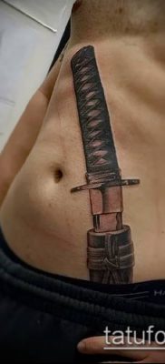 fotó a tetoválásról Katana (tetoválás Katana) (érték) - példa rajz - 047