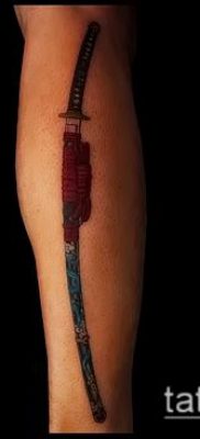 fotó a tetoválásról Katana (tetoválás Katana) (érték) - példa rajz - 043