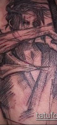 fotó Katana tetoválásról (Katana tetoválás) (érték) - példa rajz - 039