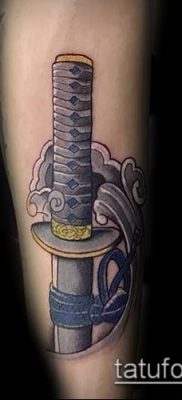 fotó Katana tetoválásról (Katana tetoválás) (érték) - példa rajz - 023
