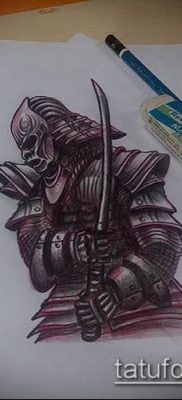 fotó Katana tetoválásról (Katana tetoválás) (érték) - példa rajz - 015