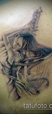 fotó Katana tetoválásról (Katana tetoválás) (érték) - példa rajz - 012