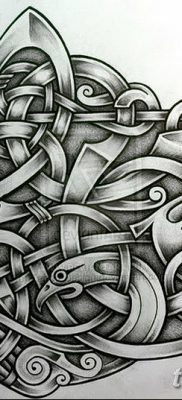 fotó kelta tetoválásról, 2017.12.19. №069 - a kelta tetoválása -