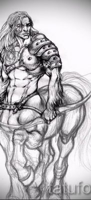 kentaur tetoválás fotó - példa egy kentaur tetoválás jelentéséről szóló cikkre - tatufoto.ru - 1