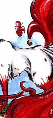 A Kitsune tetoválás fotórajza 2018.08.10. №006 - Kitsune tetoválás rajza -