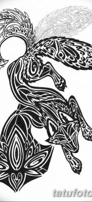 A Kitsune tetoválás fotórajza 2018.08.10. №158 - Kitsune tetoválás rajza -