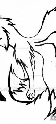 A Kitsune tetoválás fotórajza 2018.08.10. №157 - Kitsune tetoválás rajza -