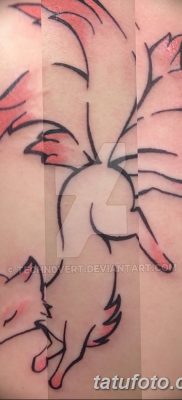 Fénykép a Kitsune tetoválásról 2018.10.08. №150 - Kitsune tetoválás rajza -