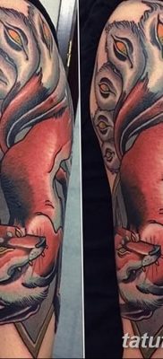 A Kitsune tetoválás fotórajza 2018.10.10. №016 - Kitsune tetoválás rajza -