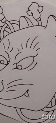 A Kitsune tetoválás fotórajza 2018.08.10. №029 - Kitsune tetoválás rajza -