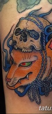 Fénykép a Kitsune tetoválásról 2018.10.10. №031 - Kitsune tetoválás rajza -