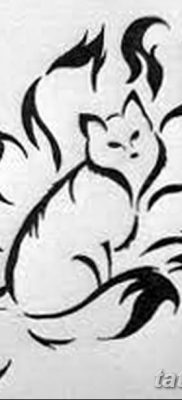 Fénykép a Kitsune tetoválásról 2018.10.08. №121 - Kitsune tetoválás rajza -