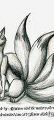 A Kitsune tetoválás fotórajza 2018.08.10. №127 - Kitsune tetoválás rajza -