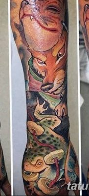 Fénykép a Kitsune tetoválásról 2018.10.10. №040 - Kitsune tetoválás rajza -