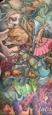 A Kitsune tetoválás fotórajza 2018.08.10. №042 - Kitsune tetoválás rajza -