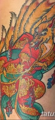 Fénykép a Kitsune tetoválásról 2018.10.10. №043 - Kitsune tetoválás rajza -