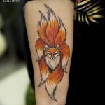 Fénykép a Kitsune tetoválásról 2018.10.08. №142 - Kitsune tetoválás rajza -