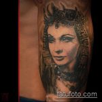 CLEOPATRA TATTOO №503 - a kép exkluzív változata, amely sikeresen használható revízióhoz és tetováláshoz Kleopátra