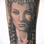 KLEOPATRA TETTOO № 218 - a rajz méltó változata, amely sikeresen használható a Kleopátra művészi tetoválás feldolgozására és alkalmazására